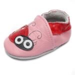 chaussons bebe en cuir souple au design ballerine confort garantis 773