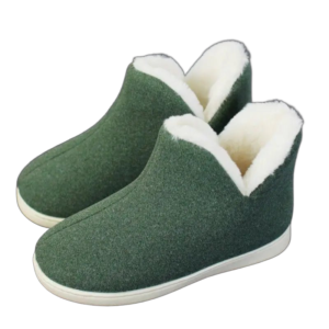chaussons mini boots verts vous allez adorer leur confort vert 848