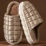 chaussons chamallow confort et elegance pour tous les gouts brun 705