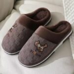 chaussons chauds pour homme le choix parfait lhiver brun 38 39 558