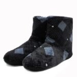 chaussons chaussettes pour homme confort douillet a la maison noir 214