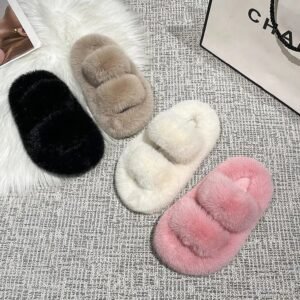 chaussons claquettes doux et chauds pour petite fille 664