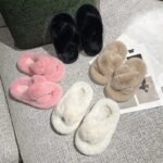 chaussons claquettes fourrees douillets pour enfants et surs 319