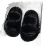 chaussons claquettes doux et chauds pour petite fille noir 25 26 632