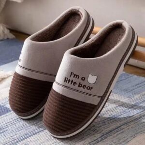 chaussons confortables et antiderapants pour grands pieds brun 38 39 240