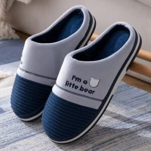 chaussons confortables pour grandes pointures bleu 38 39 672