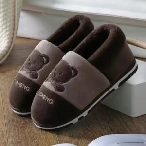 chaussons confortables pour grandes pointures brun 34 35 190