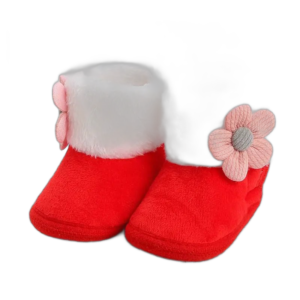 chaussons doux et chauds pour le confort de vos petits pieds rouge 925