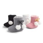 chaussons elegants avec semelle en liege antiderapante pour enfants 113