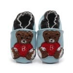 chaussons en cuir avec fermeture elastique pour petits pieds 2 0 6 500
