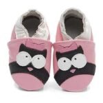 chaussons en cuir avec fermeture elastique pour petits pieds 3 0 6 123