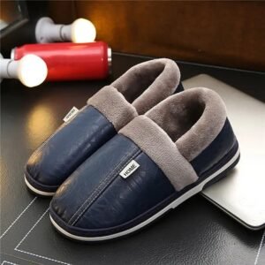 chaussons en cuir avec polaire confort et service client inclus 269