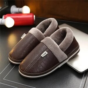 chaussons en cuir et polaire confort garanti avec service client 969
