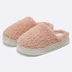 chaussons en polaire et coton doux avec excellent service client rose 517