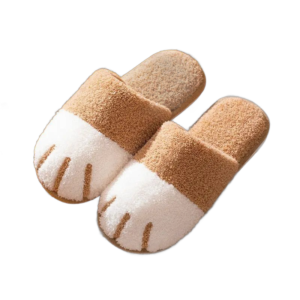 chaussons femme animaux avec semelle antiderapante et doublure 567
