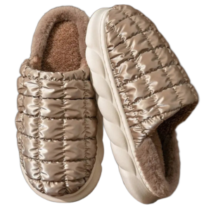 chaussons chamallow confort et elegance pour tous les gouts brun 705