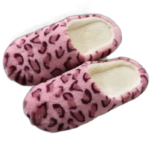 chaussons femme rose leopard confort chaleur et service client 655