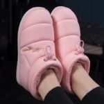 chaussons fermes confortables avec fermeture elastique reglable 585