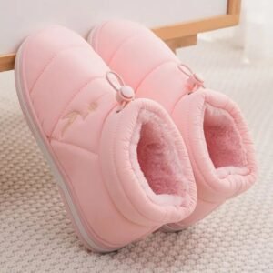chaussons fermes confortables avec fermeture elastique reglable 852