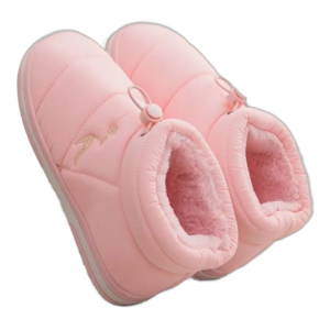 chaussons fermes confortables avec fermeture elastique reglable 852