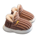 chaussons fille antiderapants confort et service client assure brun 448