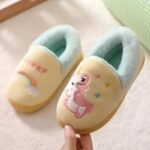 chaussons fourres robustes et confortables pour enfants jaune 26 27 499