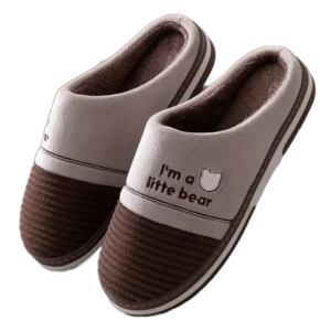 chaussons confortables et antiderapants pour grands pieds brun 38 39 240