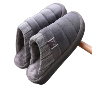 chaussons confortables pour grandes pointures gris 36 796