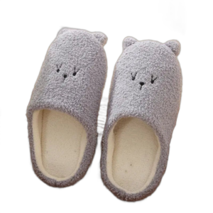 chaussons humoristiques pour une bonne humeur a la maison gris 34 35 776
