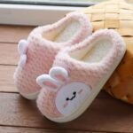 chaussons lapin douillets pour enfants service client attentif rose 405