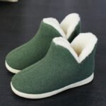 chaussons mini boots verts vous allez adorer leur confort vert 848