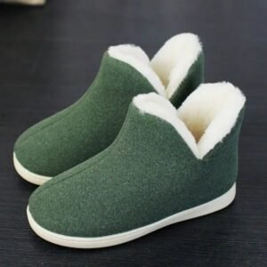 chaussons mini boots verts vous allez adorer leur confort vert 848