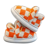 chaussons montants fourres pour un confort optimal en hiver orange 762