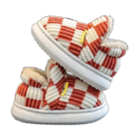 chaussons montants fourres pour un confort optimal en hiver rouge 741