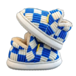 chaussons montants fourres pour un confort optimal en hiver bleu 812