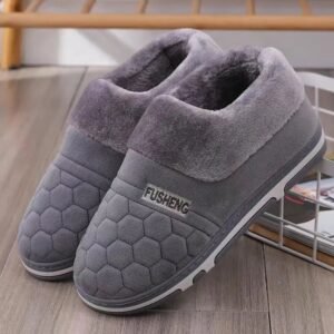 chaussons montants homme pour un confort chaud tout lhiver gris 734