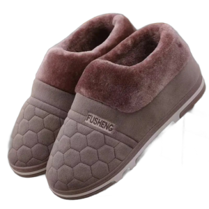 chaussons montants pour homme confort et chaleur cet hiver brun 347