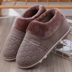 chaussons montants pour homme confort et chaleur cet hiver brun 347