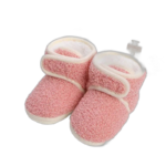 chaussons douillets en polaire pour bebe avec fermeture a scratch 878