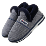 chaussons confort en polaire coton avec semelle caoutchouc durable 185
