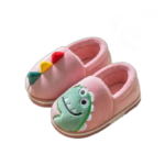 chaussons polaire enfant motif dinosaure blanc 16282 chaussons fermes dino en polaire douce pour enfants rose 22 23 941