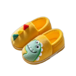 chaussons polaire enfant motif dinosaure blanc 16283 chaussons fermes dino en polaire douce pour enfants jaune 22 23 538