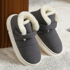 chaussons scratchs en lepaisse fourrure pour un confort optimal 365