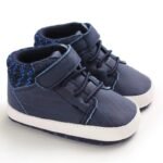 chaussons souples avec semelle antiderapante pour bebe bleu 0 6 mois 673