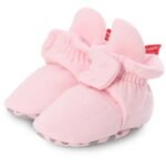 chaussons souples et colores pour le confort de votre bebe rose 590