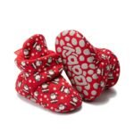 chaussons souples et colores pour le confort de votre bebe rouge 823