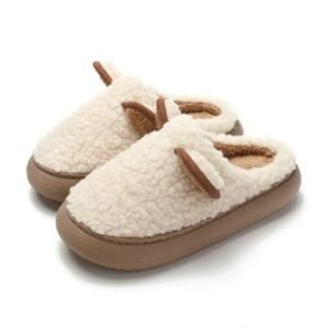 chaussons teddy 2 en coton avec coussin dair pour un confort 233