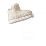 pantoufles style bottine en imitation fourrure pour un confort 882
