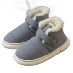 chaussons scratchs en lepaisse fourrure pour un confort 353