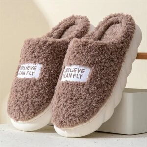 pantoufles fourrees pour femme confort et securite a domicile 792